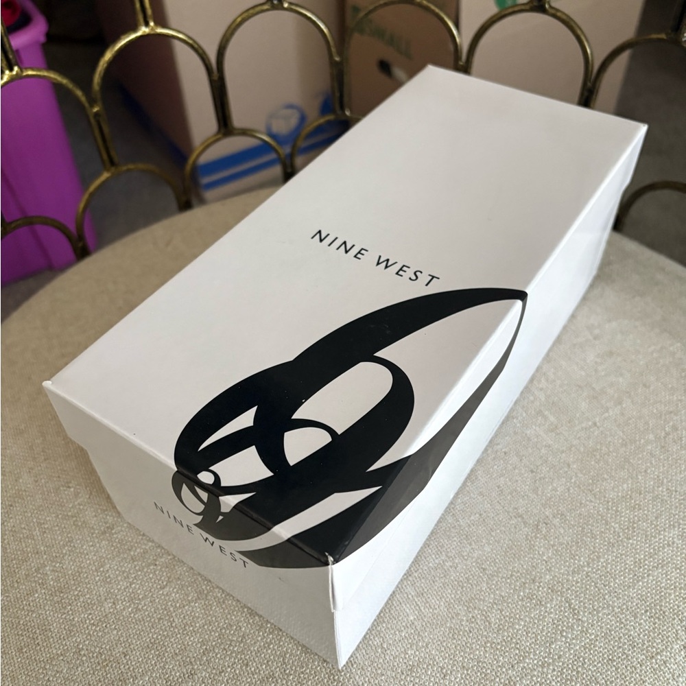 Nine West Shoes High Heels Black Leather